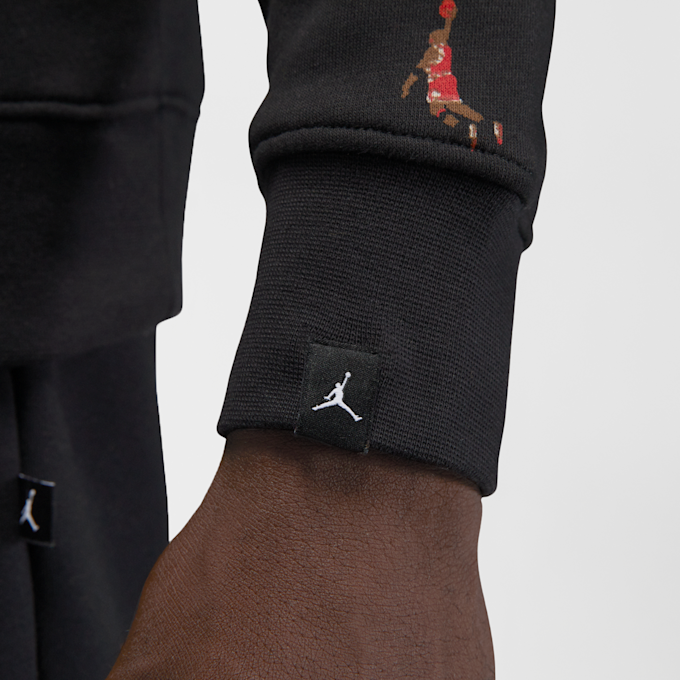 Jordan Essentials Holiday Jumpman Fleece Pullover nero 14962 5