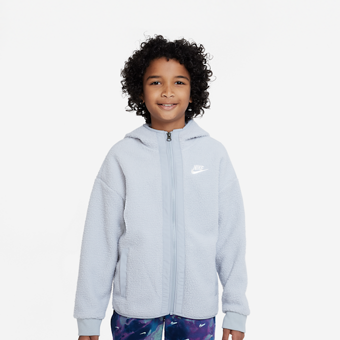 Nike   Sportswear Club Fleece Big Kids' (Boys') Full-Zip Winterized Hoodie grijs 15028 1