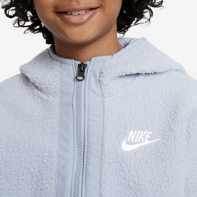 Nike   Sportswear Club Fleece Big Kids' (Boys') Full-Zip Winterized Hoodie szary 15028 3