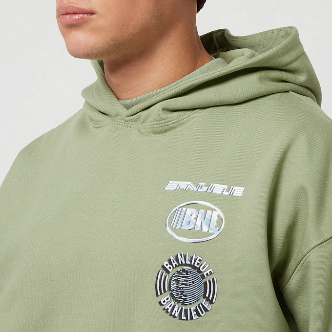Clan de Banlieue Chrome Hoodie sage green groen 15035 3