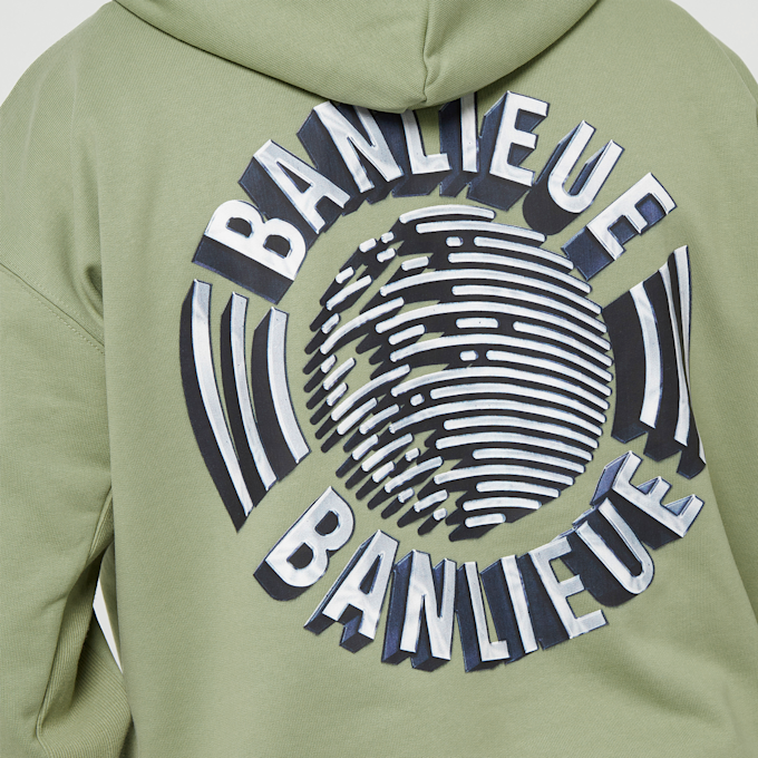 Clan de Banlieue Chrome Hoodie sage green groen 15035 5