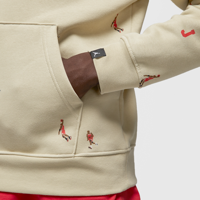 Jordan Essentials Holiday Jumpman Fleece Pullover beige 15236 4