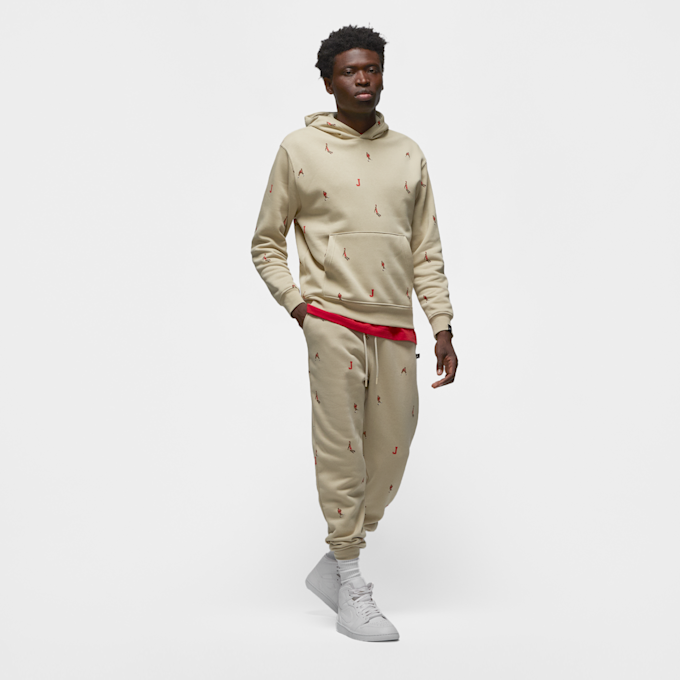 Jordan Essentials Holiday Jumpman Fleece Pullover beż 15236 5