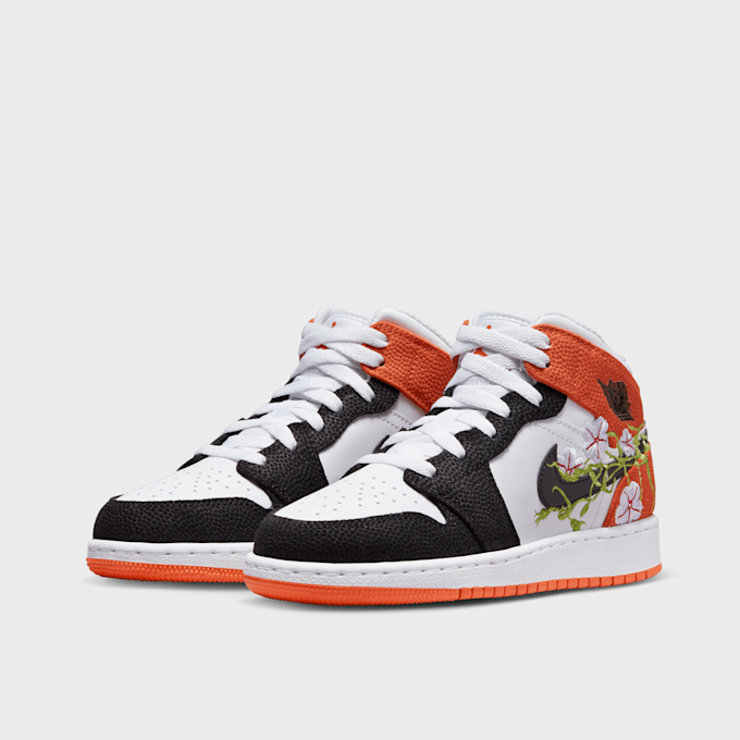 Jordan Air Jordan 1 Mid SE (GS) blanco 15264 4
