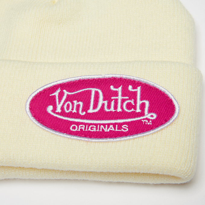 Von Dutch Originals Fisherman Beanie Conny Oval Patch schwarz 15356 3
