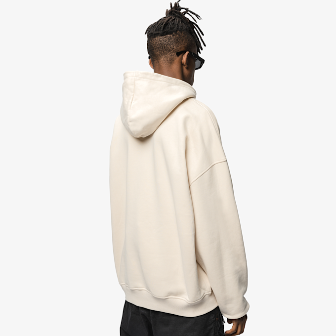 PEQUS Wide Awake Graphic Hoodie bege 15371 2