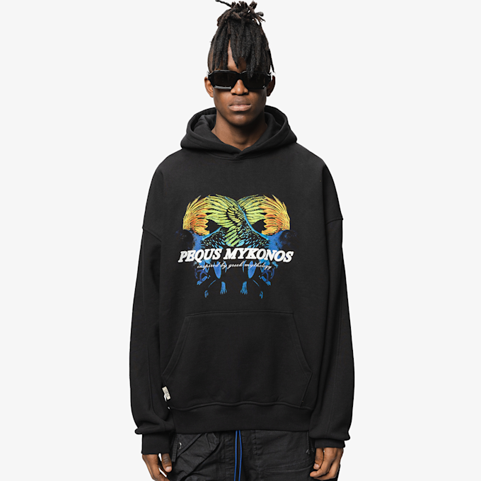 PEQUS Griffin Hoodie negro 15372 1