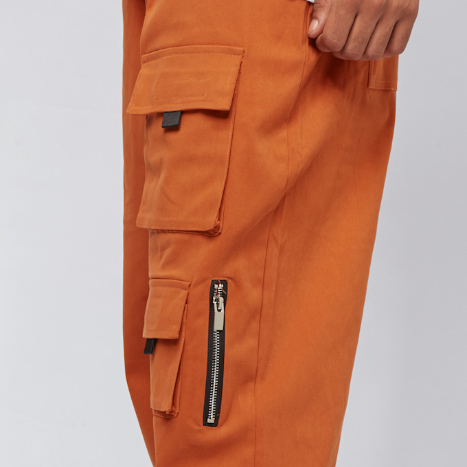 Sixth June Multipockets Twill Cargo Pants naranja 15409 4