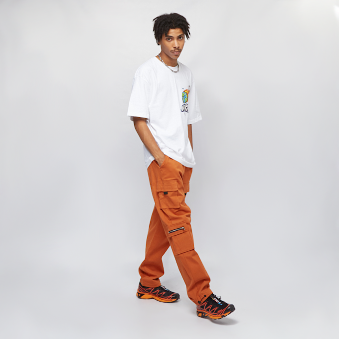 Sixth June Multipockets Twill Cargo Pants naranja 15409 8