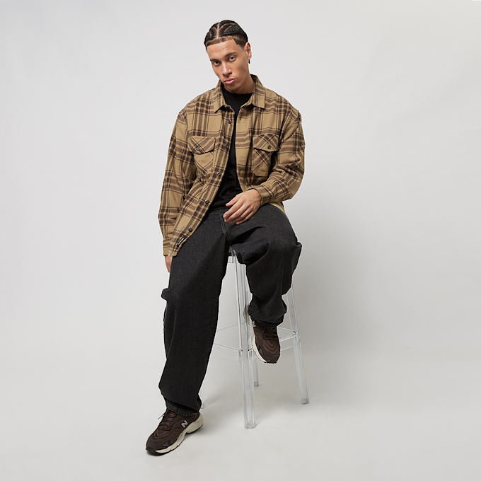 Vans Vintage Oversized Heavyweights LS Woven smeđa 15471 5