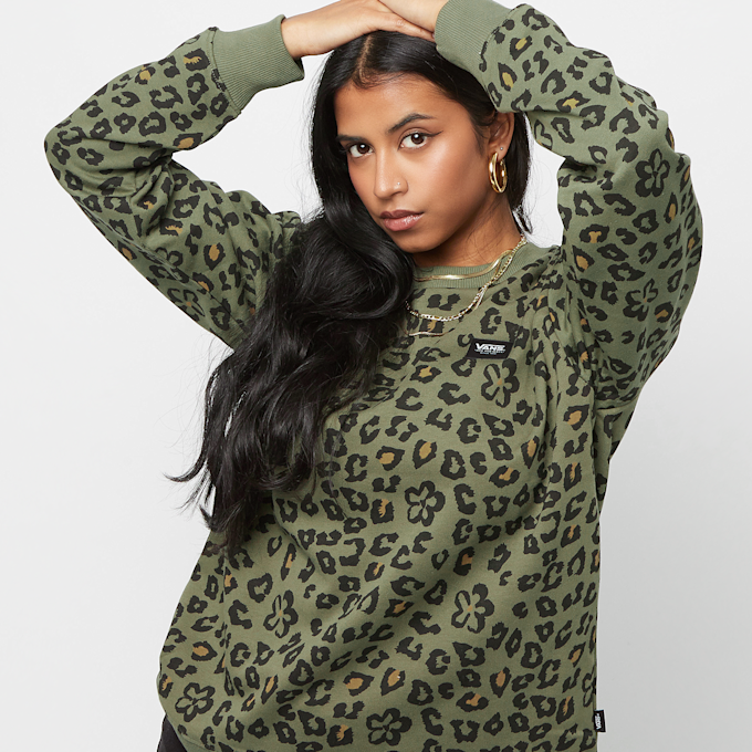 Vans Floral Animal Crew groen 15537 1