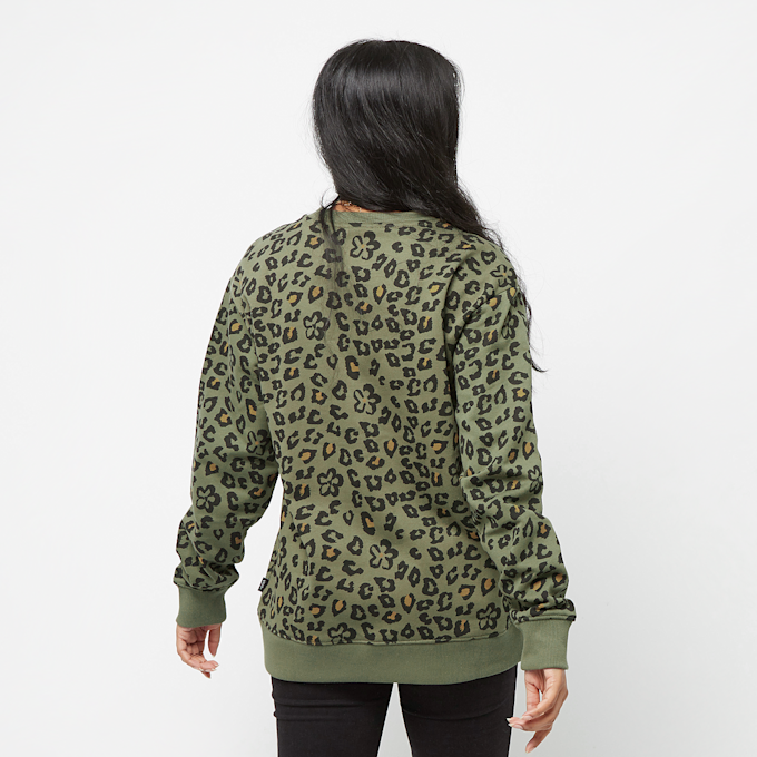 Vans Floral Animal Crew groen 15537 2