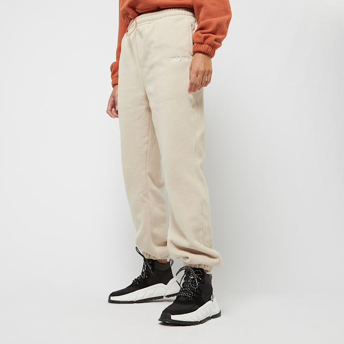 SNIPES Small Bold Logo Polar Fleece Oversized Jogger Pants beige 18343 1