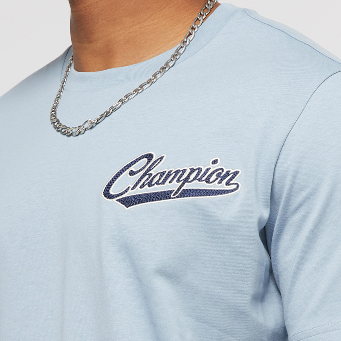 Champion Crewneck T-Shirt blauw 18365 3