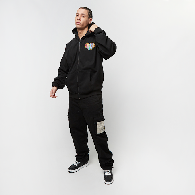 Karl Kani Woven Signature Kani Life OS Full Zip Hoodie crna 18408 5