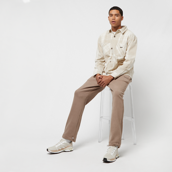 SNIPES Small Bold Logo Polar Fleece Loose Jogger Pants Taupe beige 18418 5