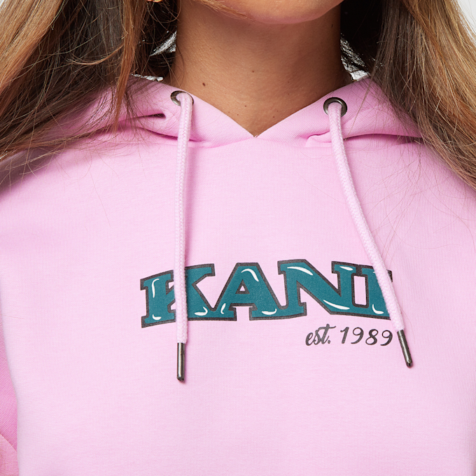 Karl Kani Retro Long Fit Flower Hoodie różowy 18476 3