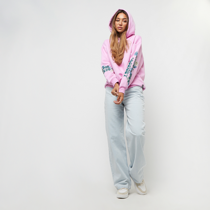 Karl Kani Retro Long Fit Flower Hoodie rosa  18476 7