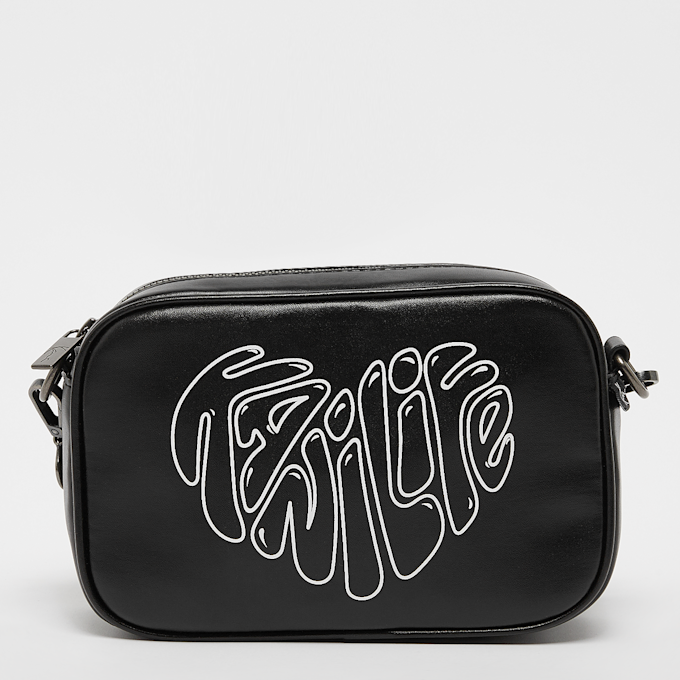 Karl Kani Woven Signature Fake Leather Messenger Bag noir 18515 1