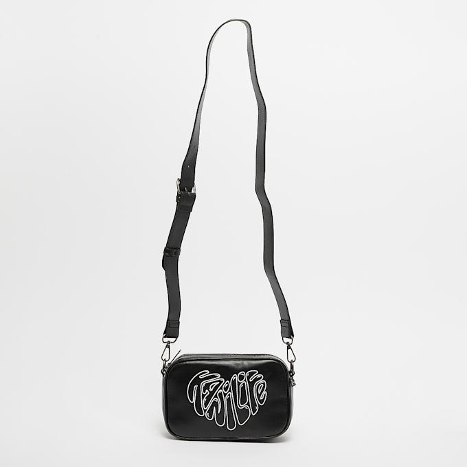 Karl Kani Woven Signature Fake Leather Messenger Bag noir 18515 4