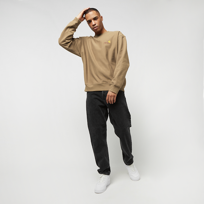 Carhartt WIP American Script Sweat blanc 18582 4