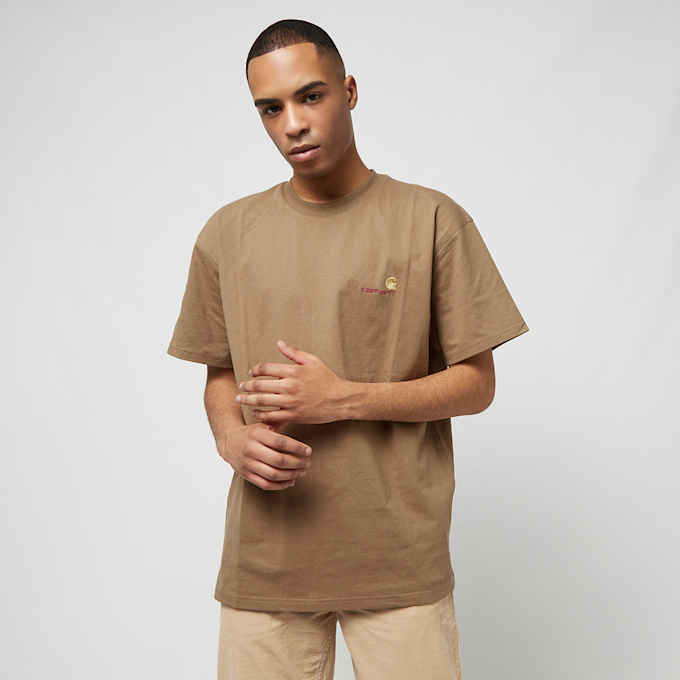 Carhartt WIP Short Sleeve American Script T-Shirt gris 18591 1