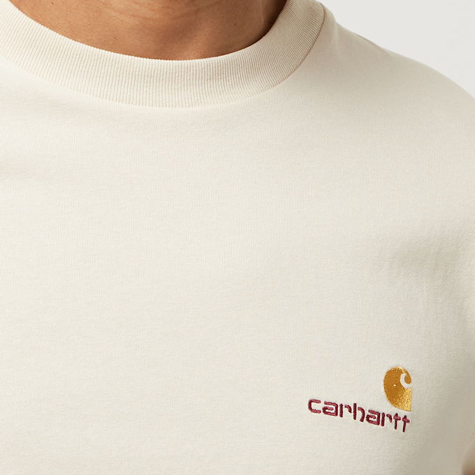 Carhartt WIP American Script T-Shirt szary 18592 3