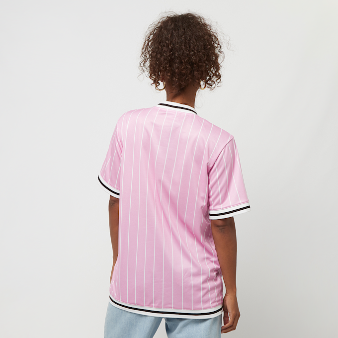 Karl Kani Varsity Pinstripe Baseball Shirt rosa 18938 2