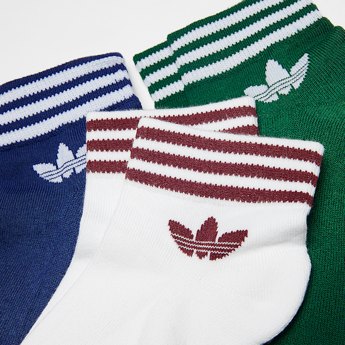 adidas Originals Chaussettes basses adicolor Trefoil (3 Pack) blanc 19011 2