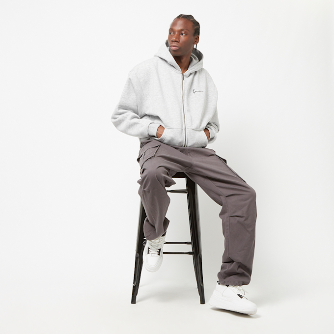 Karl Kani Chest Signature Essential Zip Hoodie gris 19047 4