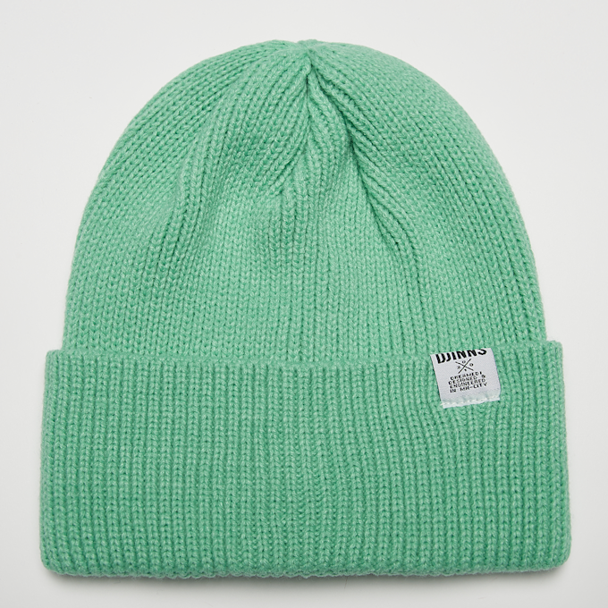 DJINNS Basic Beanie Fine Rib zielony 19134 1