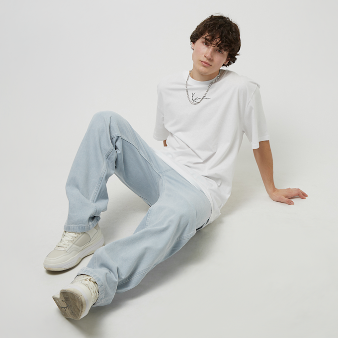 Karl Kani Small Signature Print Tee blanco 19157 5