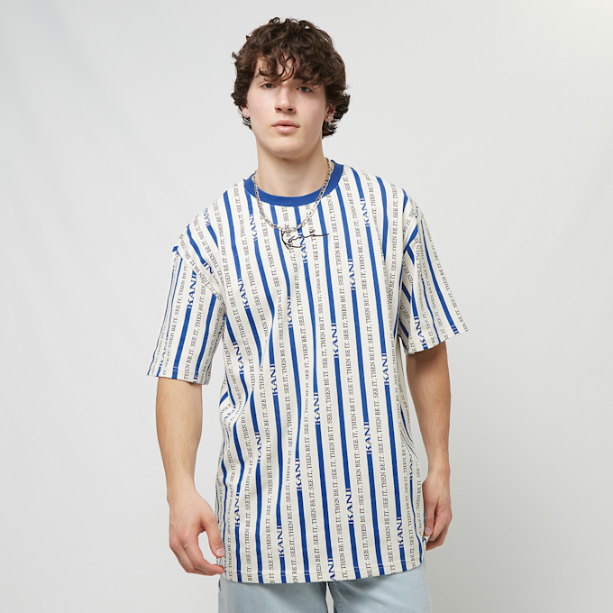 Karl Kani Small Signature Logo Stripe Tee plava 19158 1
