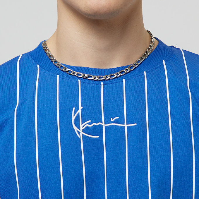 Karl Kani Small Signature Boxy Heavy Jersey Pinstripe Tee plava 19160 3
