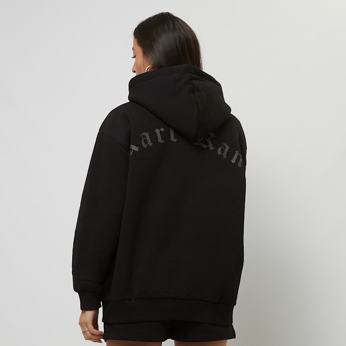 Karl Kani Woven Signature Old English Long Hoodie preto 19180 2