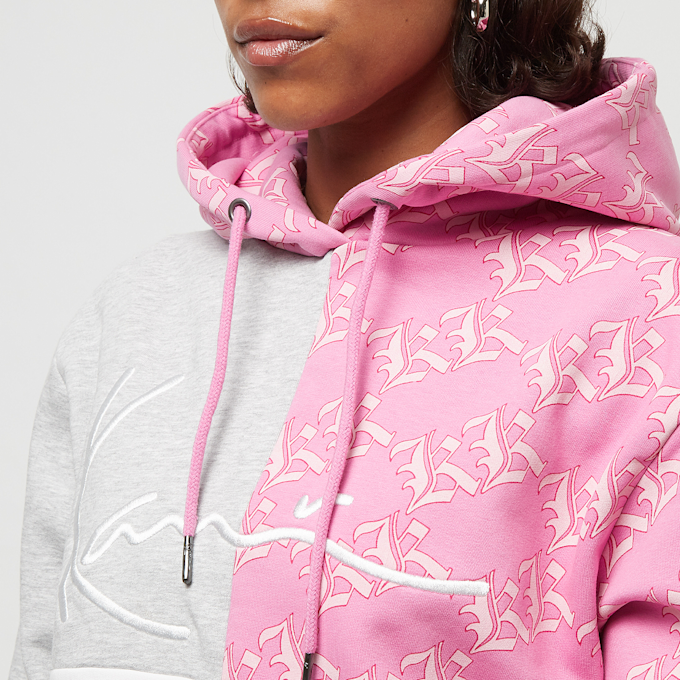 Karl Kani Signature Old English Block Hoodie lichtroze 19207 3