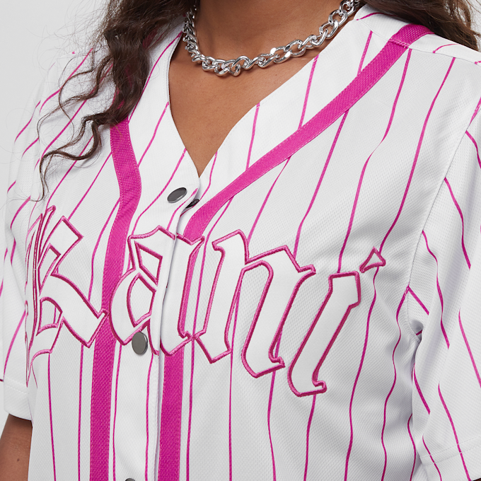 Karl Kani Woven Signature Old English Baseball Shirt wit 19212 3