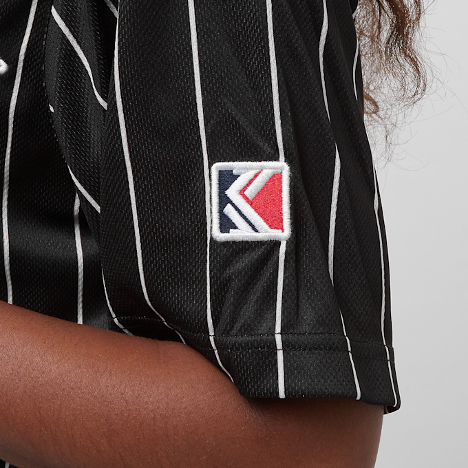 Karl Kani Woven Signature Old English Baseball Shirt preto 19213 4