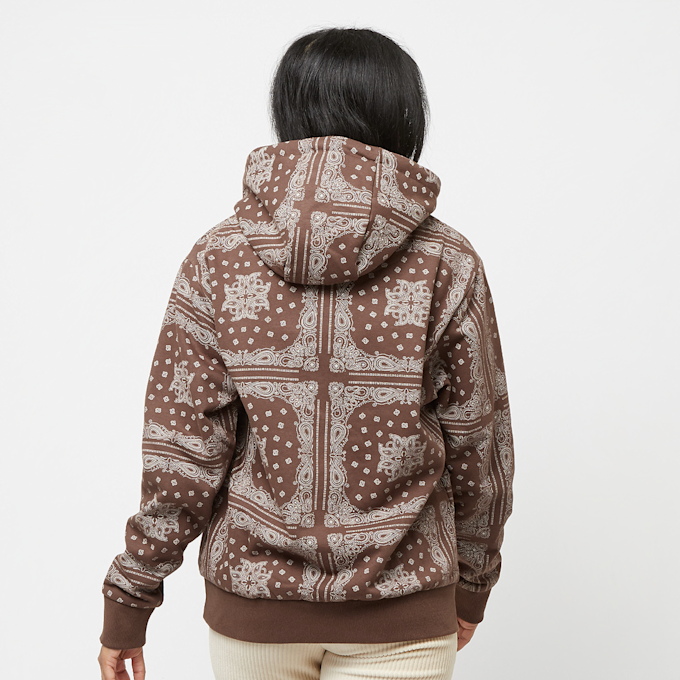 Karl Kani Small Signature Paisley Hoodie brun 19409 2