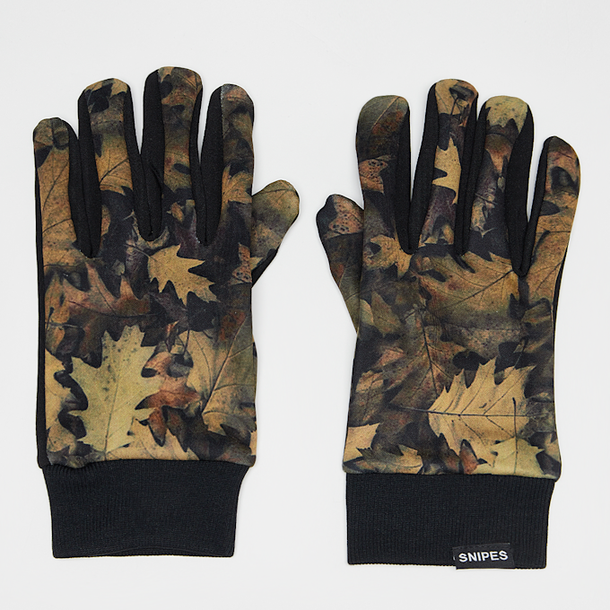 SNIPES Bold Logo Tech Fleece Gloves Leaf mimetico 20375 1