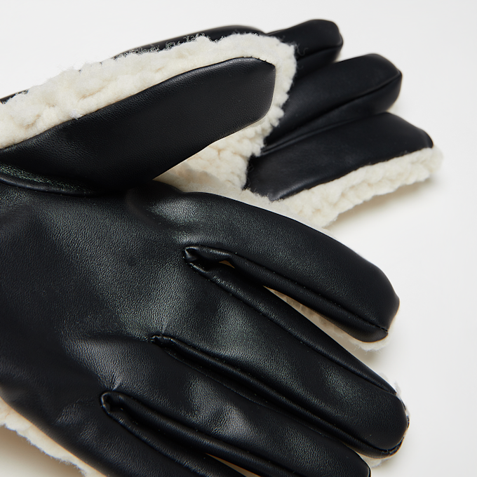 SNIPES Bold Logo Sherpa Gloves bege 20377 3