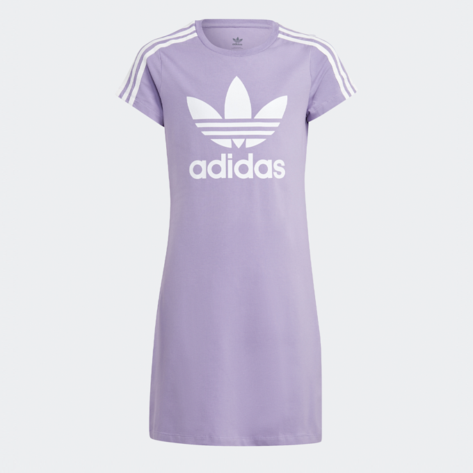 adidas Originals Vestido adicolor Trefoil morado 20476 1