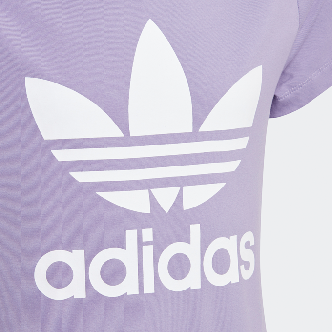 adidas Originals Vestido adicolor Trefoil morado 20476 4
