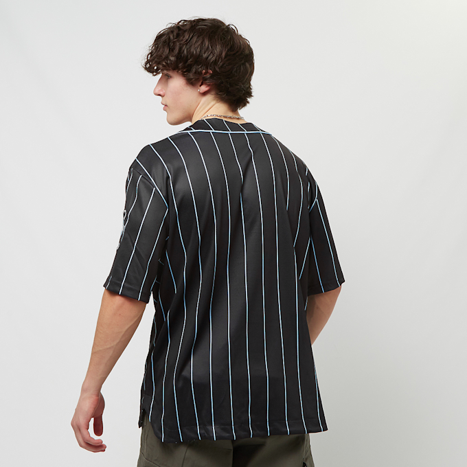 FUBU Varsity Pinstripe Baseball Jersey blau 20568 2