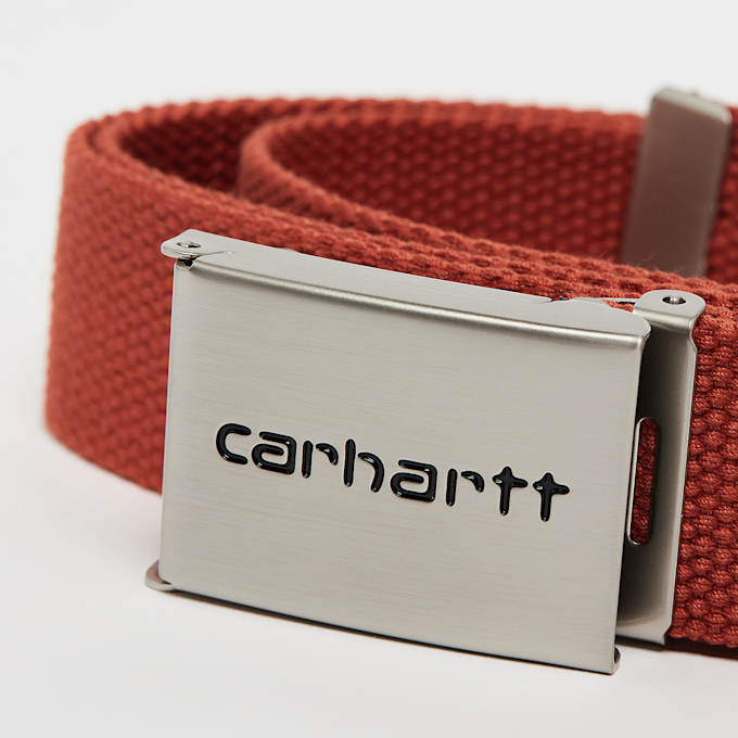 Carhartt WIP Clip Belt Chrome czerwony 20647 3