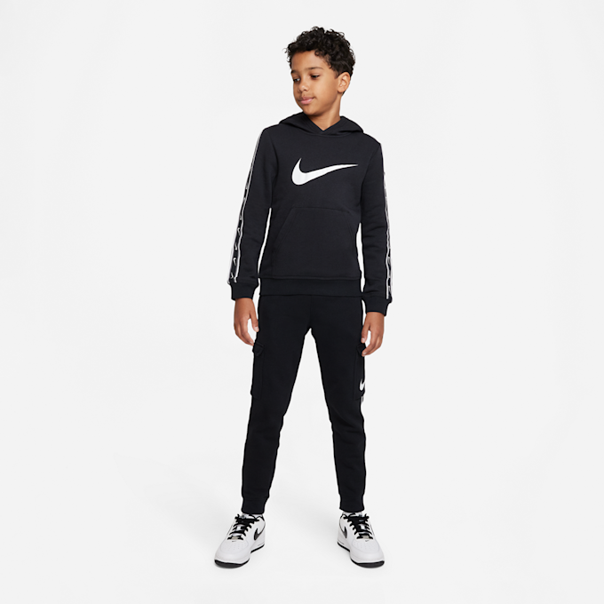 Nike   Sportswear Repeat Fleece Hoodie schwarz 20716 5