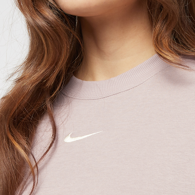 Nike Sportswear Phoenix Fleece Women's Oversized Crewneck Sweatshirt Taupe/Sail beż 20837 3