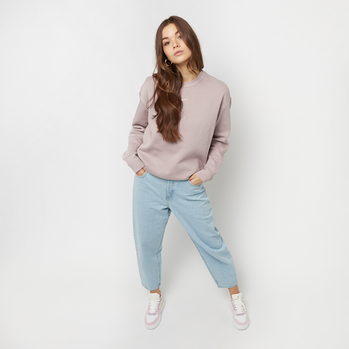 Nike Sportswear Phoenix Fleece Women's Oversized Crewneck Sweatshirt Taupe/Sail beige 20837 4