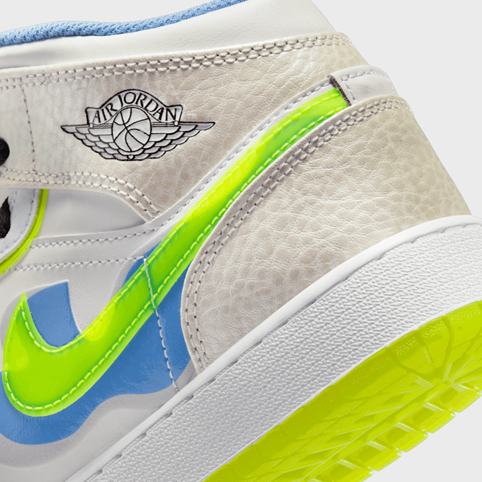 Jordan Air Jordan 1 Mid SE (GS) blanco 20866 8