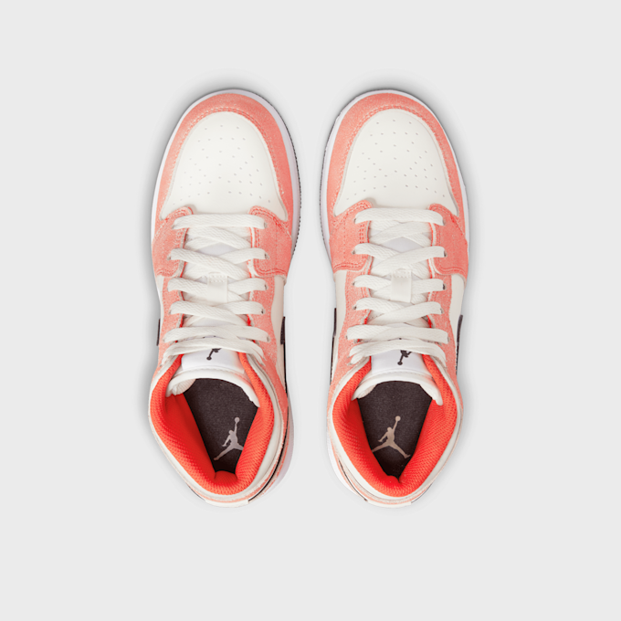 Jordan Air Jordan 1 Mid SE (GS) laranja 20867 6